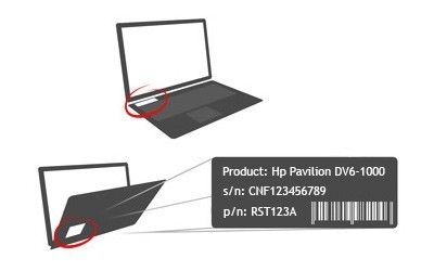 Schema Tastatura HP DV6