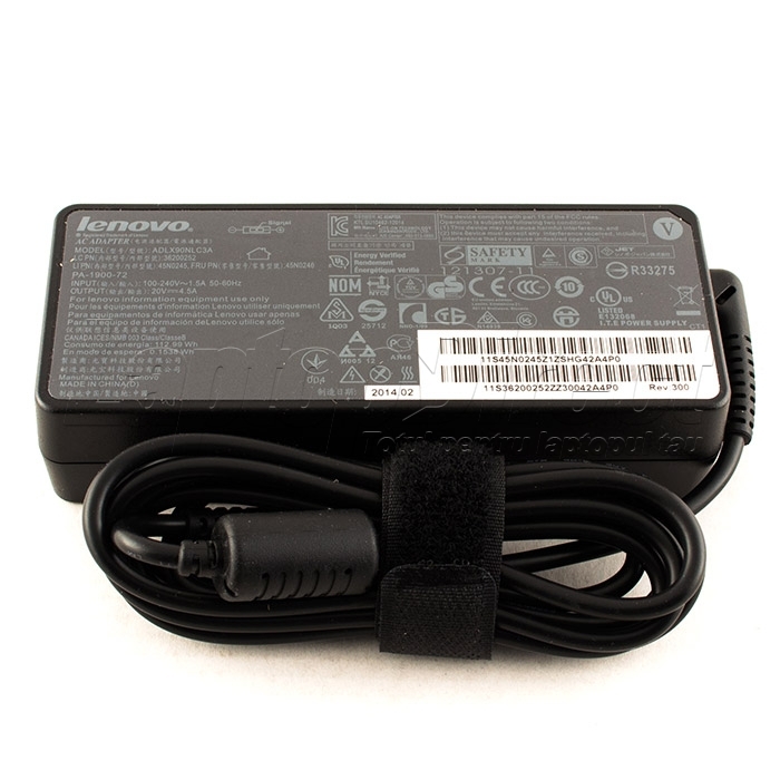 Incarcator Laptop Lenovo 20V 4.5A 90W mufa dreptunghiulara cu pin aftermarket