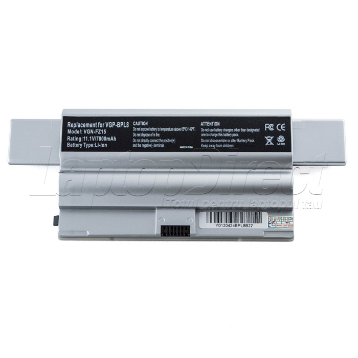 Baterie Laptop Sony Vaio VGN-FZ 9 celule argintie
