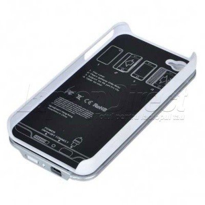 Husa Cu Tastatura Wireless Iphone 4 Alba Accesorii Iphone Diverse