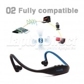 HANDSFREE BLUETOOTH V3.0 APEL + MUZICA ALBASTRU