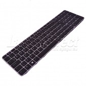Tastatura Laptop HP Elitebook 850 G4 iluminata cu rama argintie