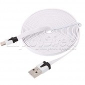 CABLU DE DATE SI INCARCARE PENTRU IHPONE MUFA LIGHTING 8 PINI 2 M LUNGIME ALB