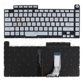 Tastatura Laptop ASUS ROG Strix G512 iluminata argintie