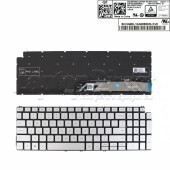 Tastatura Laptop Dell Inspiron 15 5593 argintie iluminata