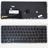 Tastatura Laptop HP EliteBook 850 G2 cu rama argintie iluminata