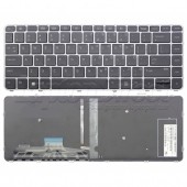 Tastatura Laptop HP EliteBook Folio 1040 G3 cu rama argintie iluminata