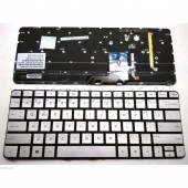 Tastatura Laptop HP Spectre 13-3000 argintie iluminata