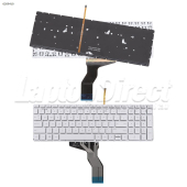 Tastatura Laptop HP ENVY 17-R argintie iluminata