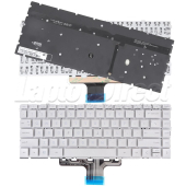 Tastatura Laptop HP Pavilion X360 14-DW argintie iluminata