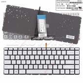 Tastatura Laptop HP Pavilion 14-AL argintie iluminata