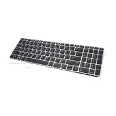 Tastatura Laptop HP EliteBook 850 G3 cu rama argintie iluminata fara pointstick